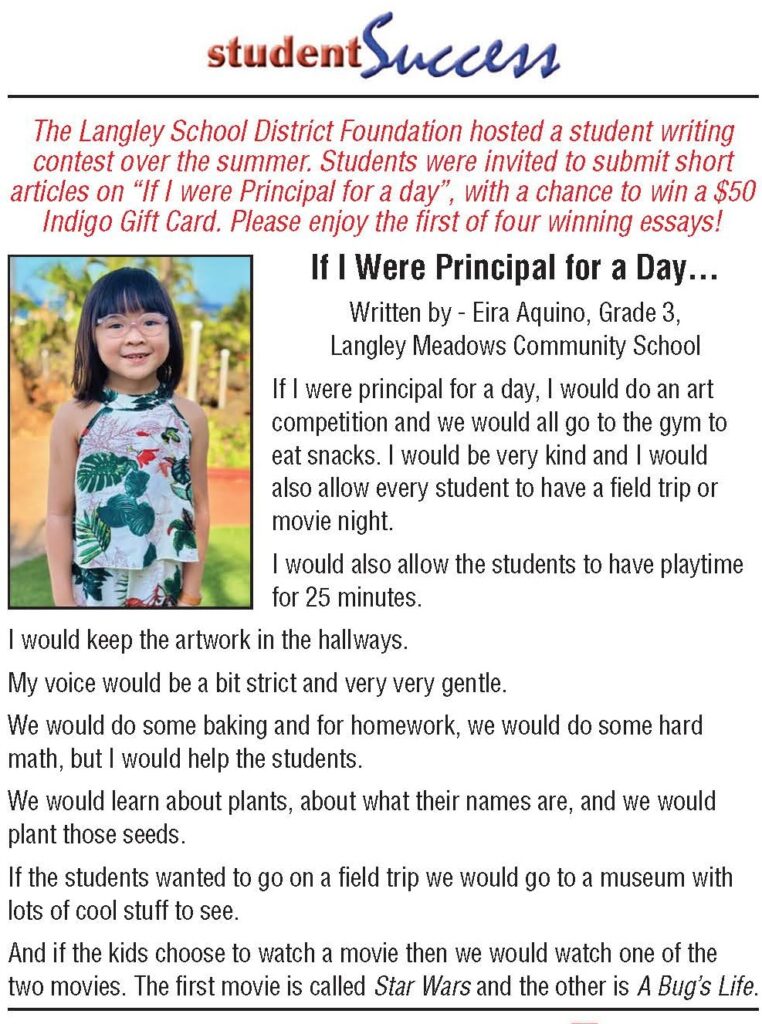 Enhancing the accessibility and value of education for all Langley School District students. | Page 7 BPM342036 hr